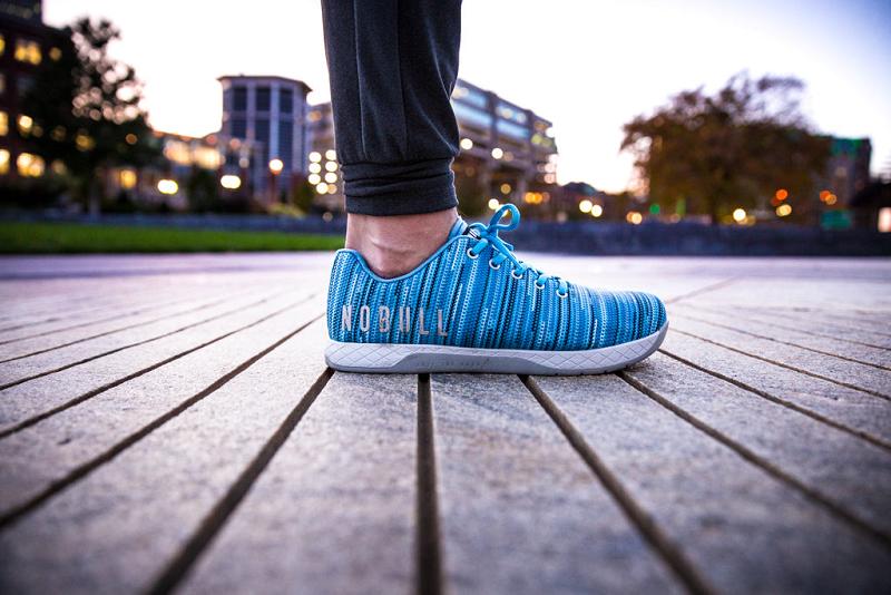 Men's Nobull Linear Trainers Blue | SG T2203C
